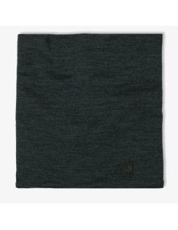 Bandana buff merino heavyweight neck warmer solid forest