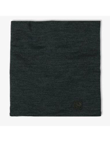 Bandana buff merino heavyweight neck warmer solid forest