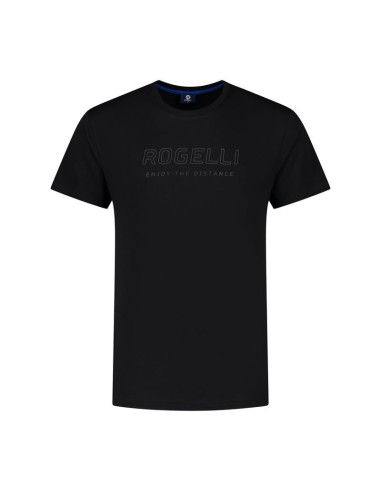 Rogelli t-shirt męski logo czarny l