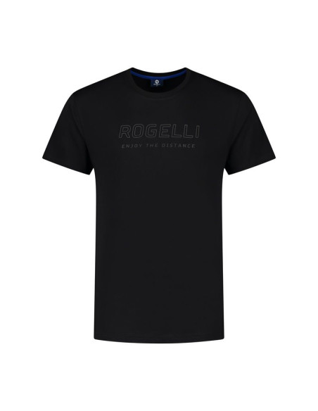 Rogelli t-shirt męski logo czarny l
