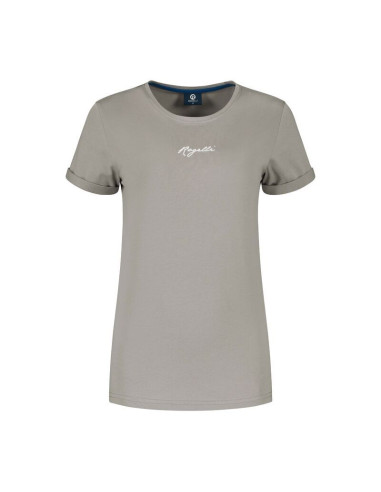 Rogelli t-shirt damski logo beżowy s