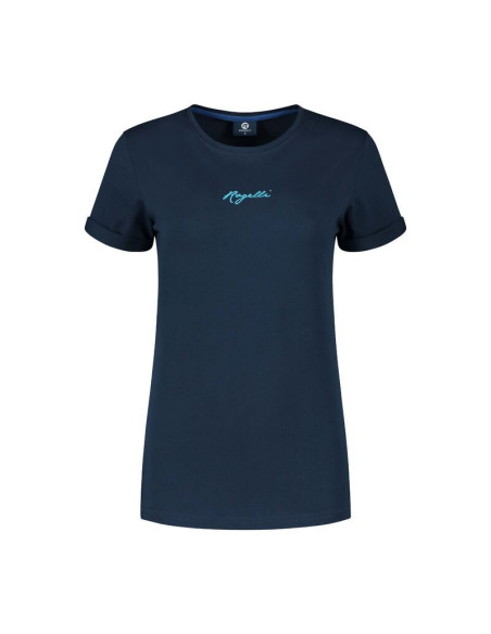 Rogelli t-shirt damski logo granatowy xl