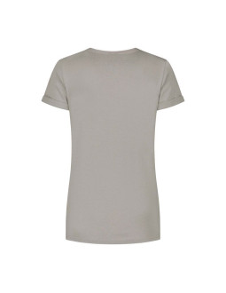 Rogelli t-shirt damski logo beżowy m 2