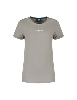 Rogelli t-shirt damski logo beżowy l