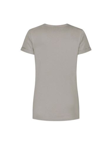 Rogelli t-shirt damski logo beżowy xl