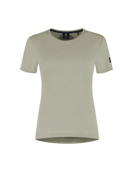 Rogelli koszulka damska d/b distance piaskowa s