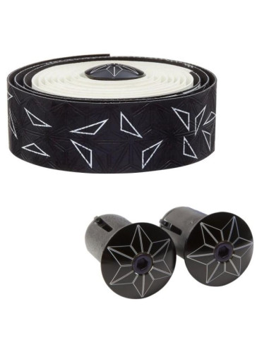 Supacaz owijka super sticky fadew czarno biała