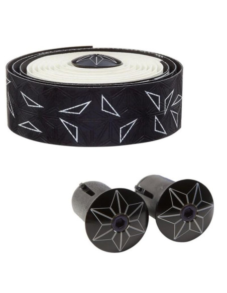 Supacaz owijka super sticky fadew czarno biała