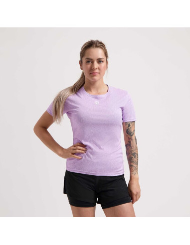 Rogelli koszulka do biegania sparkle lawendowa l