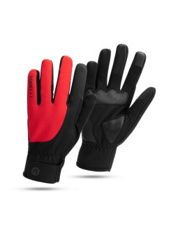 Rogelli rękawiczki zimowe core czarno-czerwone 2xl