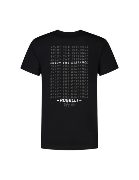 Rogelli t-shirt męski logo czarny xl