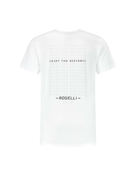 Rogelli t-shirt męski logo biały l