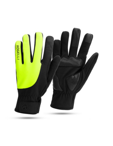 Rogelli rękawiczki zimowe core ii czarny-fluor 3xl