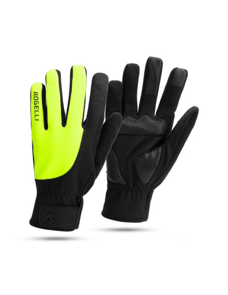 Rogelli rękawiczki zimowe core ii czarny-fluor 3xl