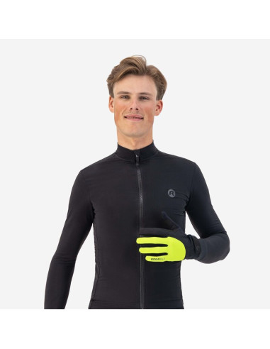 Rogelli rękawiczki zimowe core ii czarny-fluor xl