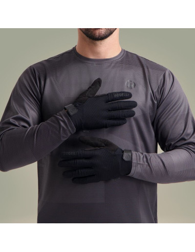 Rogelli rękawiczki mtb advntr gel czarne 2xl