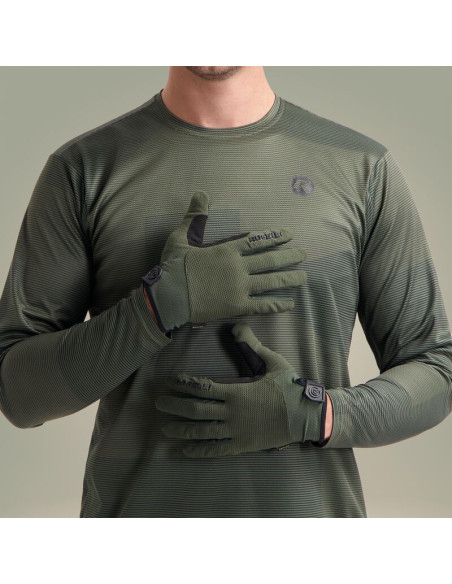 Rogelli rękawiczki mtb advntr gel zielone xl