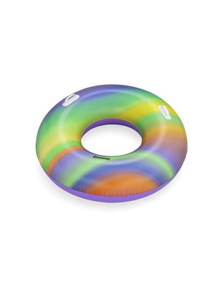 Koło dmuchane bestway 36352 rainbow swim tube