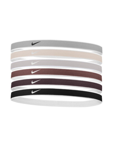 Opaska na włosy nike swoosh sport headbandss 6 pak tipped
