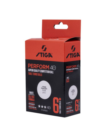Piłeczki do tenisa stołowego stiga ball perform star 6-pack