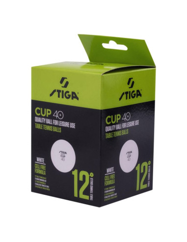 Piłeczki do tenisa stołowego stiga ball cup 12-pack