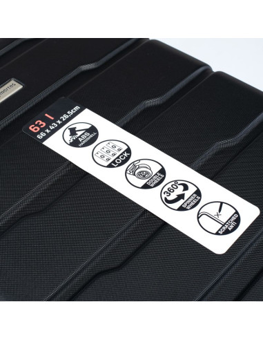 Walizka martes twarda szumen 63