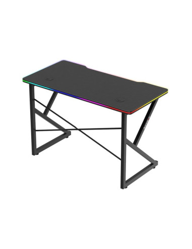 Biurko gamingowe huzaro hero 1.7 rgb black