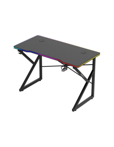Biurko gamingowe huzaro hero 1.7 rgb black