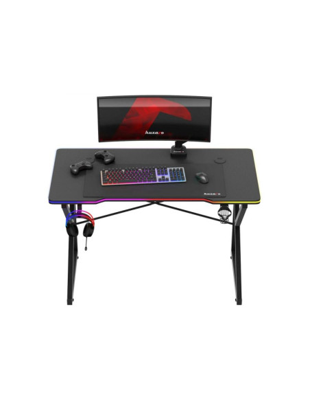 Biurko gamingowe huzaro hero 1.7 rgb black