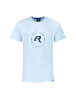 Rogelli t-shirt męski graphic błękitny m