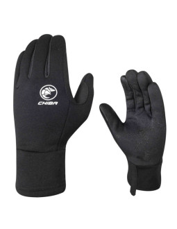 Chiba rękawiczki polarfleece czarne xxl