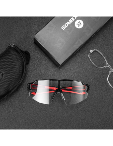 Rockbros okulary sportowe z fotochromem czarne