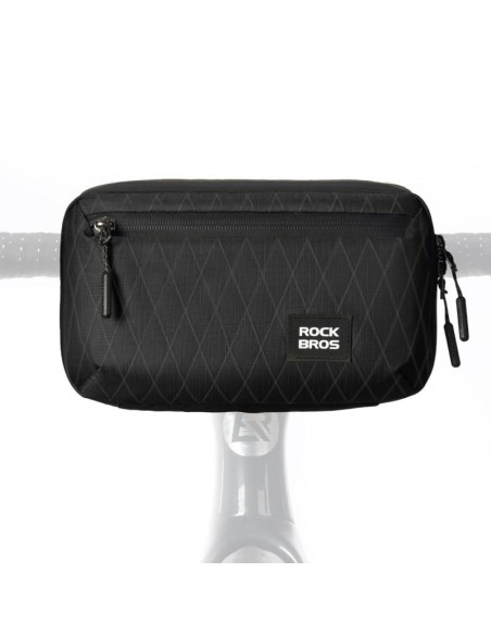 Rockbros torba na kierownicę rowerową 2,1l czarna