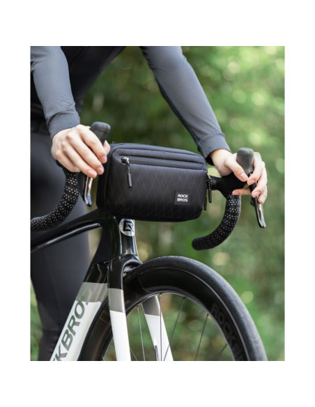 Rockbros torba na kierownicę rowerową 2,1l czarna