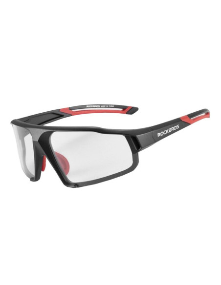 Rockbros okulary z fotochromem czarno-czerwone