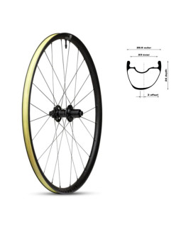 Wtb koło czr i23x700 tył142x12 24 6 śrub shimano