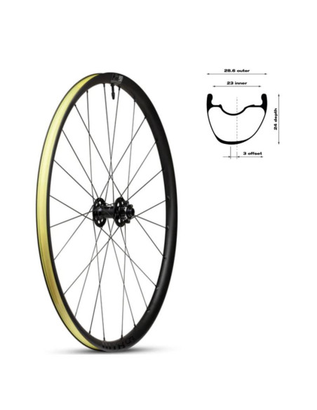Wtb koło czr i23x700 przód 100x12 24 6 śrub