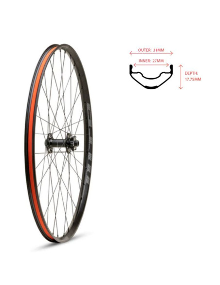 Wtb koło proterra i27x29'' przód 110x15 32 6 śrub