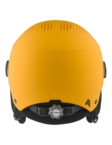 Kask zimowy alpina zupo visor q-lite burned-yell. matt 51-55
