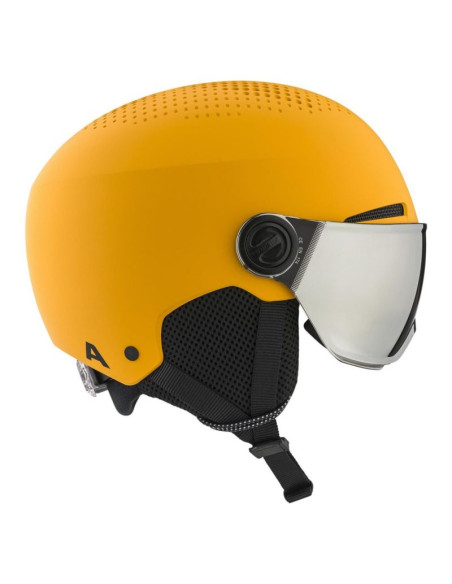 Kask zimowy alpina zupo visor q-lite burned-yell. matt 51-55