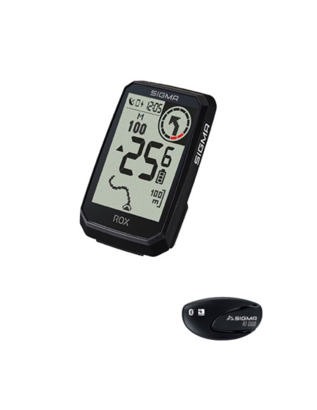 Sigma licznik rox 4.0 endurance hr set czarny