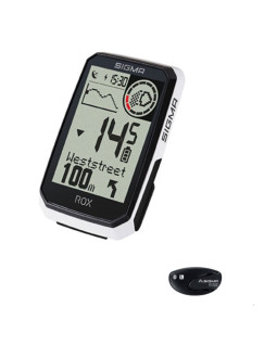 Sigma licznik rox 4.0 endurance hr set biały