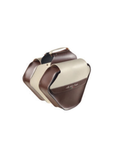 Sakwa na bagażnik scansano kremowo brązowa