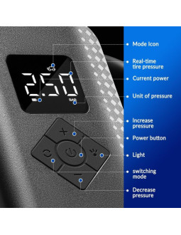 Rockbros pompka elektryczna 150psi a13 2