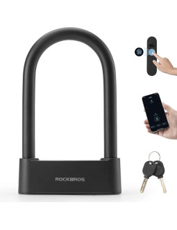 Rockbros zapięcie rowerowe na odcisk palca