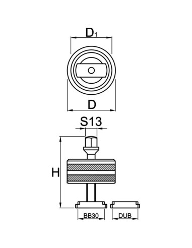 Unior przyrząd do suportu bb30 & dub 1625/2