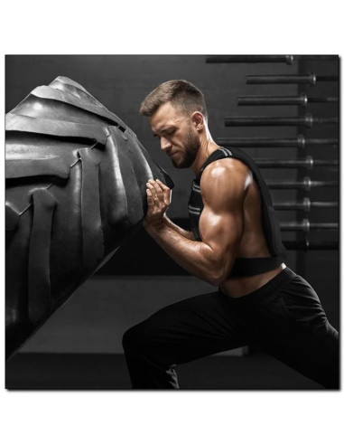 Kamizelka treningowa z obciążeniem 8kg neoprenowa hms kto08