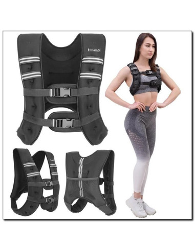 Kamizelka treningowa z obciążeniem 8kg neoprenowa hms kto08