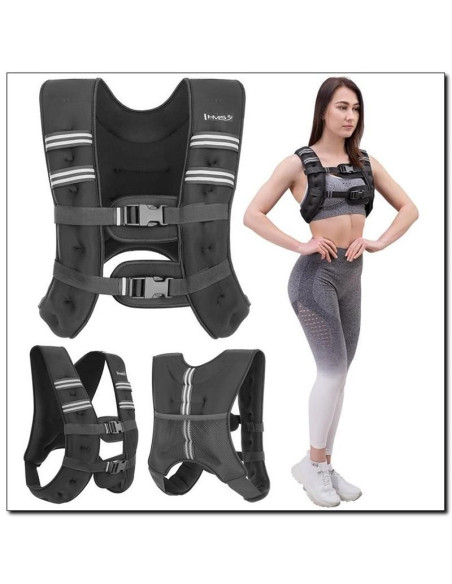 Kamizelka treningowa z obciążeniem 8kg neoprenowa hms kto08