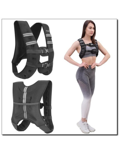 Kamizelka treningowa z obciążeniem 8kg neoprenowa hms kto08